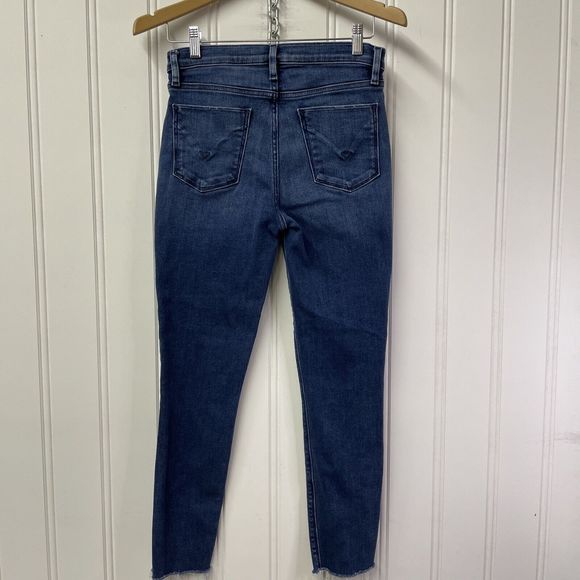 Hudson Barbara Skinny Ankle Jeans Women 27 High Rise‎ Stretch Blue Denim - Picture 10 of 11
